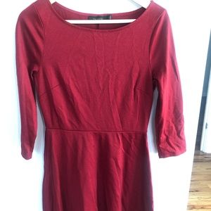 Red dress perfect for a holiday party!